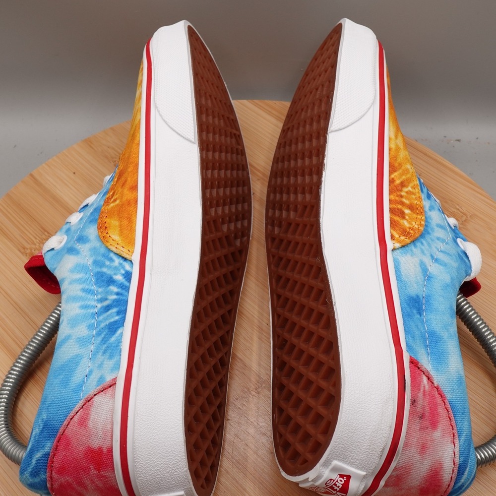 Vans Tie Dye Off the Wall Juniors 6.5 Classic Shoes Sneakers Blue Red  508731‎ - Picture 6 of 10
